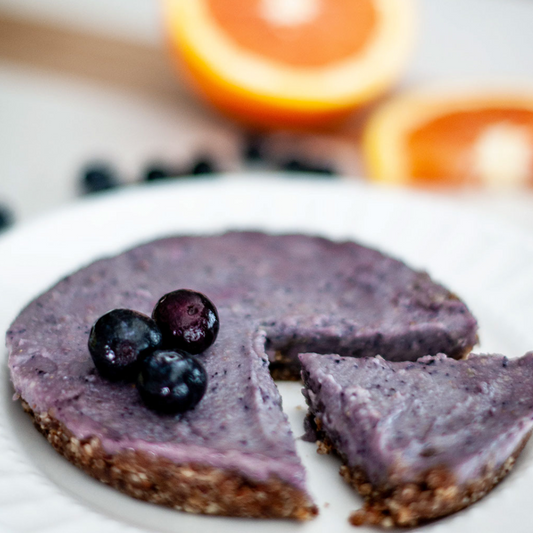 Recipe: Vegan Blueberry Cheesecake gluten free healthy dessert